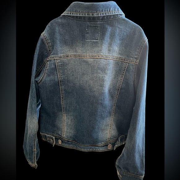 Children’s Place‎ Medium Wash Denim Jacket Size Large 10/12 - Picture 2 of 6